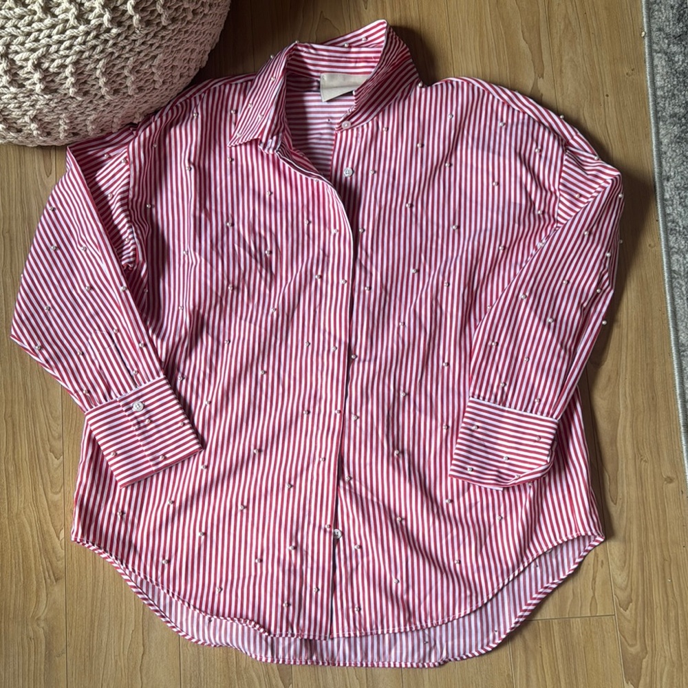 Theo the Label Echo Pearly Shirt